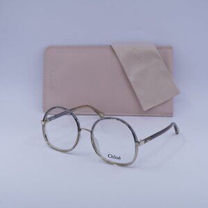 Chloe CH0032O 003 Round Eyeglasses 55mm - Grey